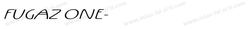 FUGAZ ONE字体转换